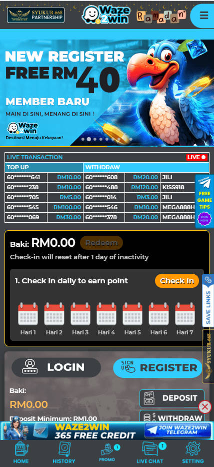 Waze2Win - Homepage - ra88a