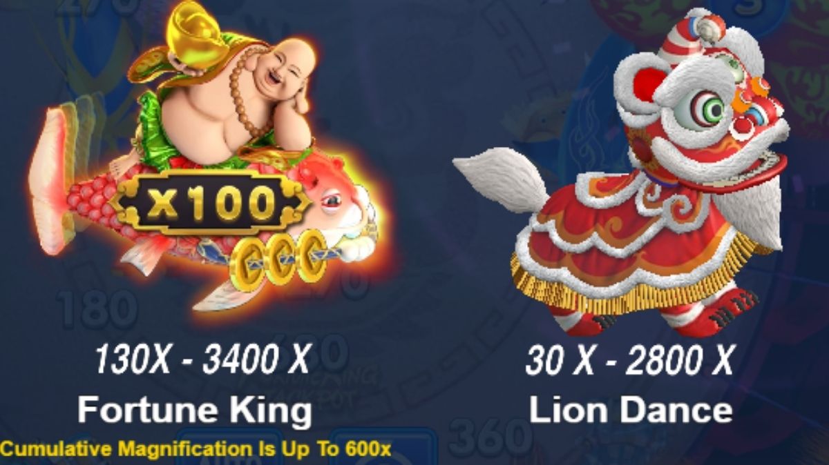 Fortune King Jackpot Fishing - Paytable 10 - ra88a