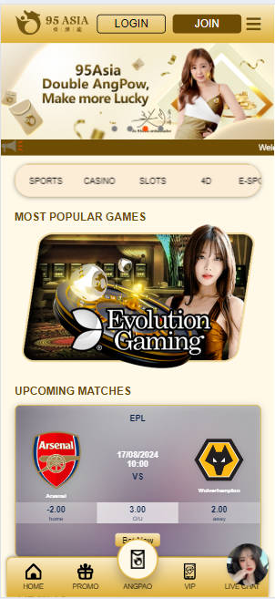 RA88 - 95Asia Casino Review - Homepage - ra88a