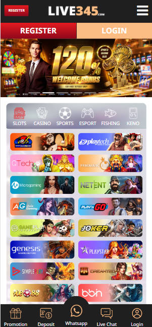 RA88 - Live345 Casino Review - Homepage - ra88a