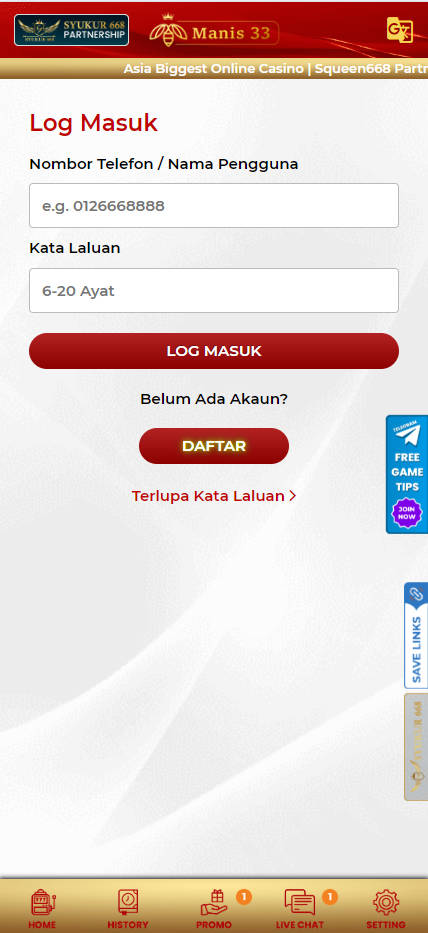 Manis33 - Live Chat - ra88a