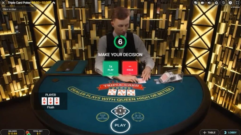 Three Card Poker - Gameplay 2 - ra88a