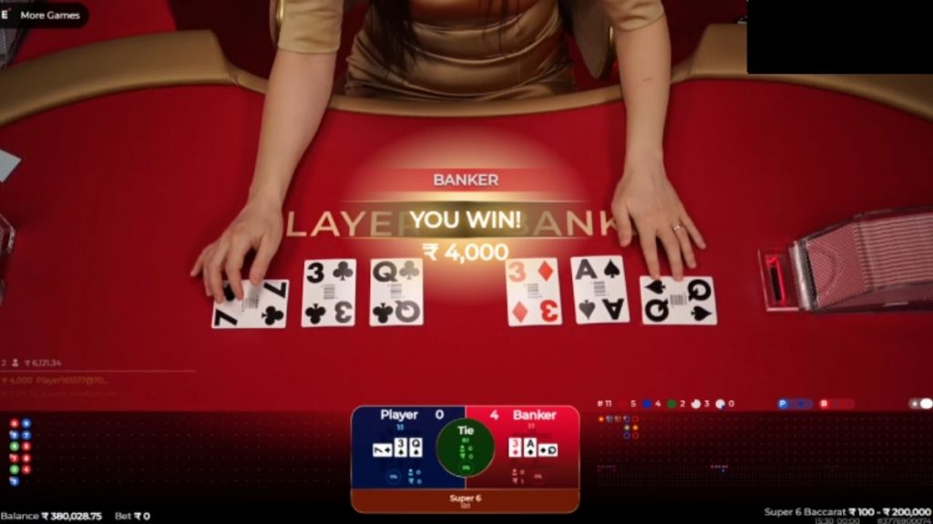 Golden Baccarat Super 6 - Game 2 - ra88a