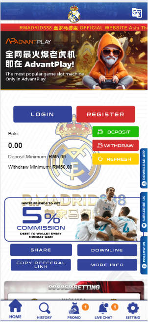 RA88 - Realmadrid888 Casino Review - Homepage - ra88a