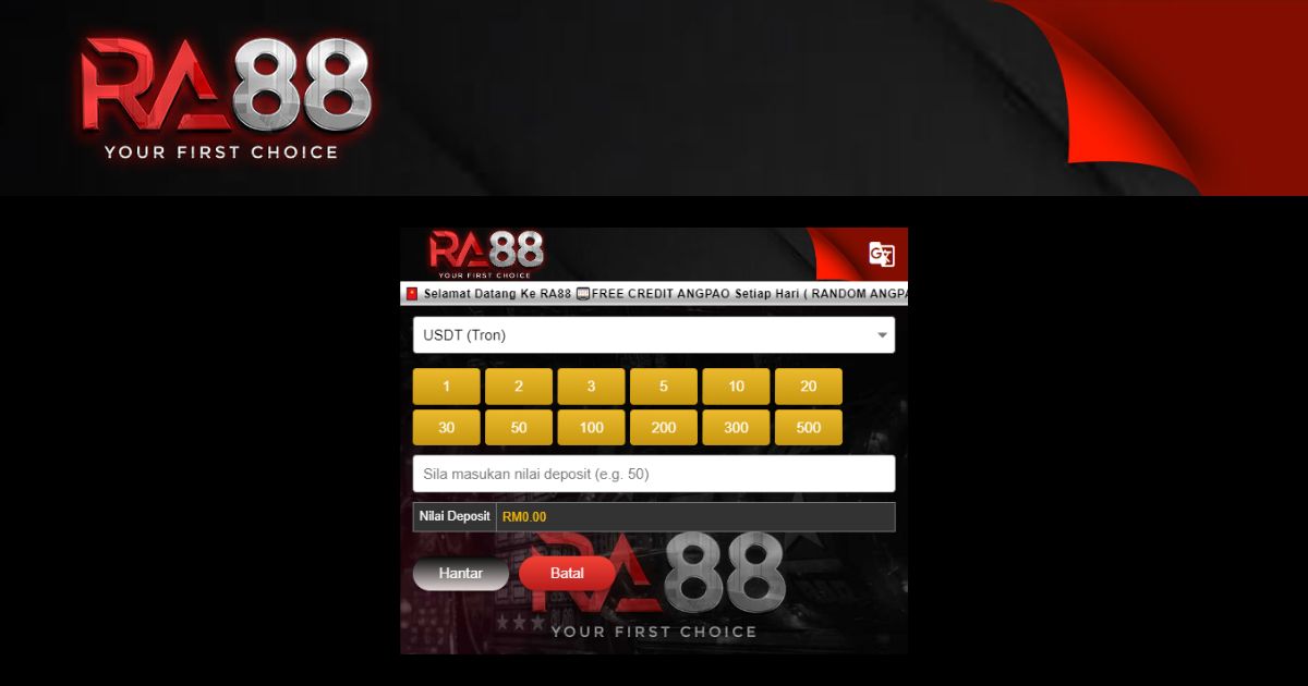 Ra88 - Cryptocurrency and Online Gambling Image