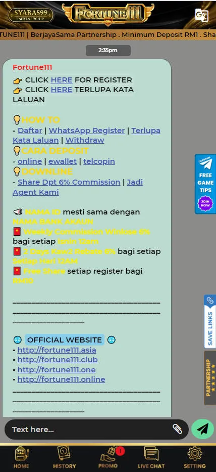 Fortune111 - Live Chat - ra88a