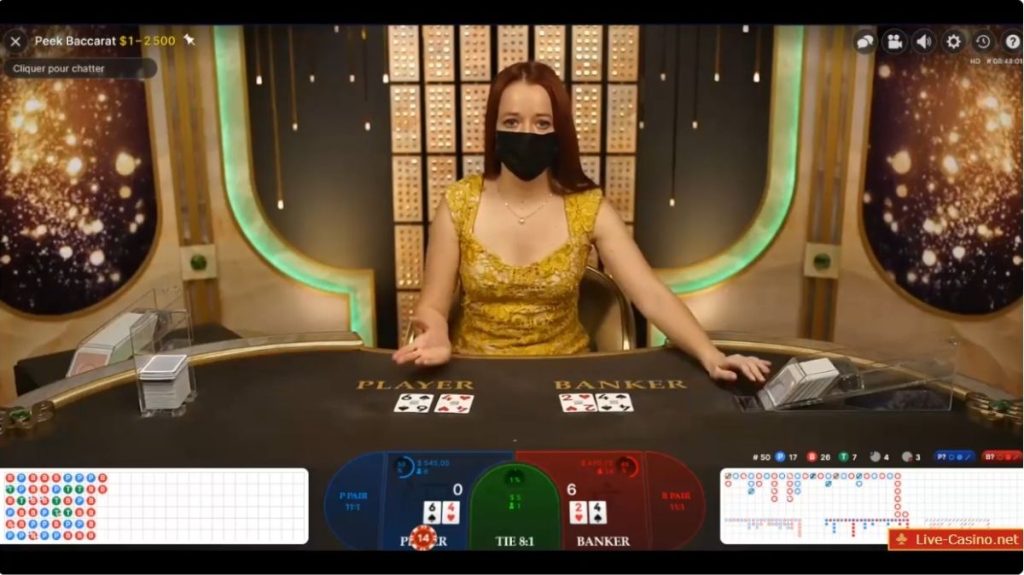 Peek Baccarat - Gameplay 2 - ra88a