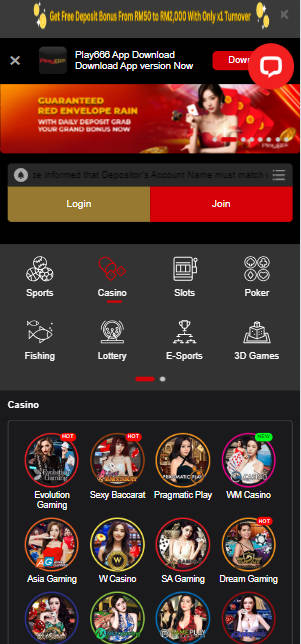 RA88 - Play666 Casino Review - Homepage - ra88a