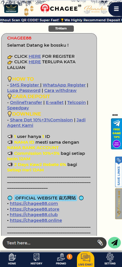 Chagee88 - Live Chat - ra88a