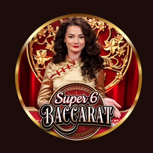 Golden Baccarat Super 6 - Logo - ra88a