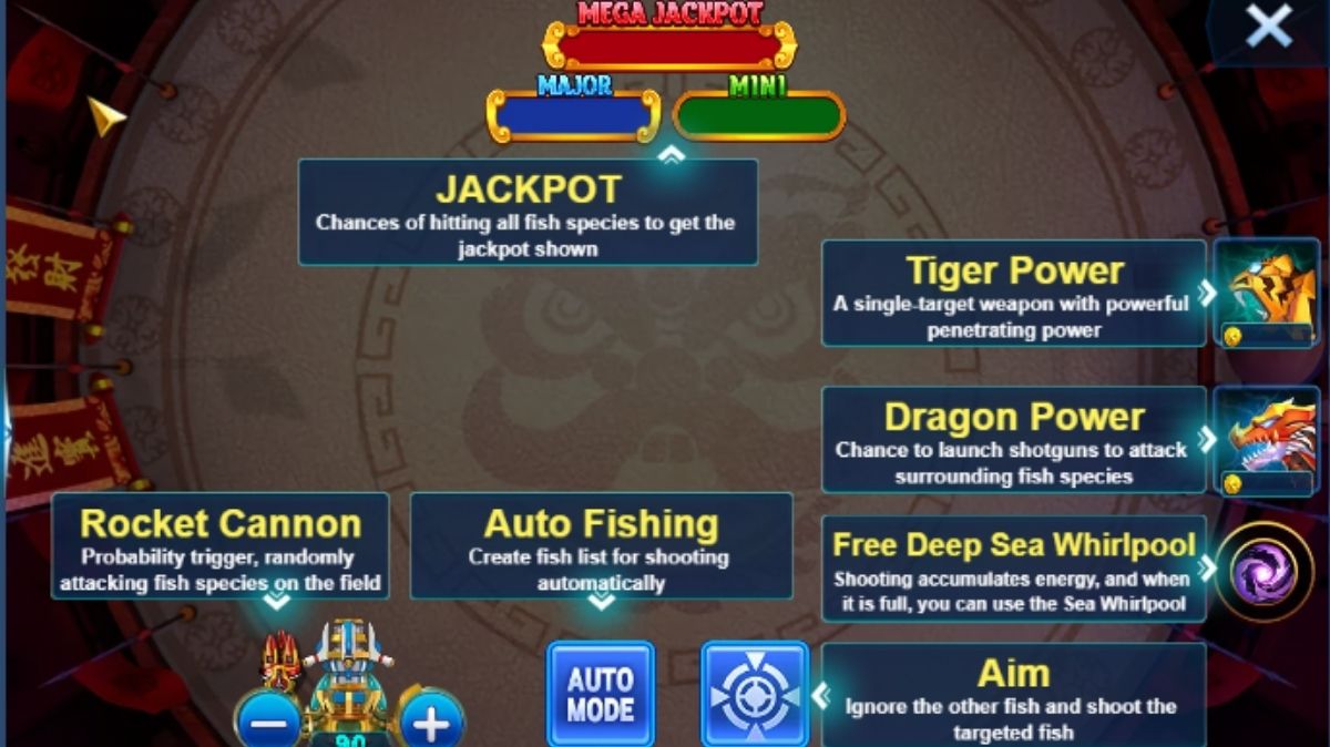 Fortune King Jackpot Fishing - Interface - ra88a